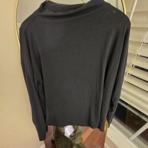 Eileen Fisher Charcoal Long Sleeve Top